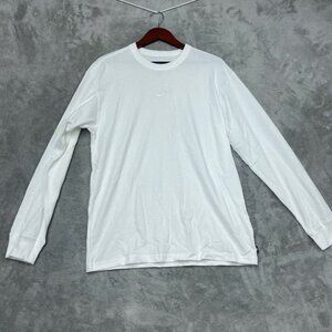 Nike Mens White Long Sleeve Loose Fit Tee S Max 90 a1427